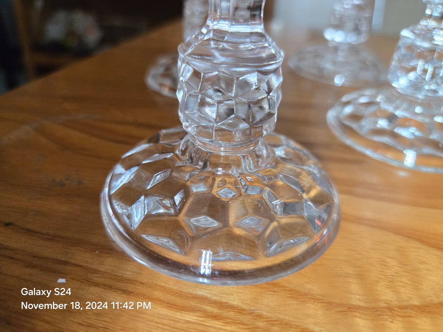 Fostoria crystal glasses