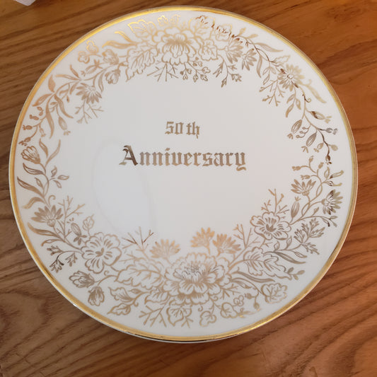 50th Anniversary plate