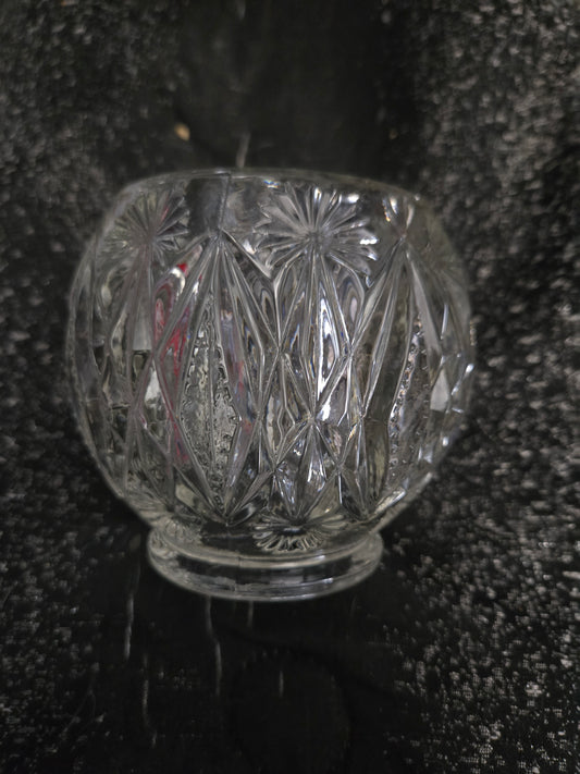 Avon bowl or candle votive.  Looks great for either one.